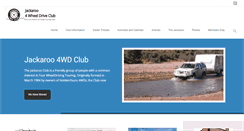 Desktop Screenshot of jackaroo4wdclub.org.au